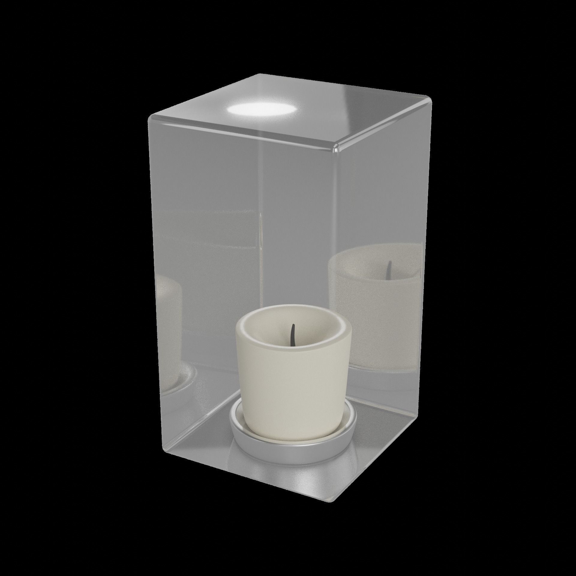 Candles and candleholders Decorative Candle Holder 3D model_1
