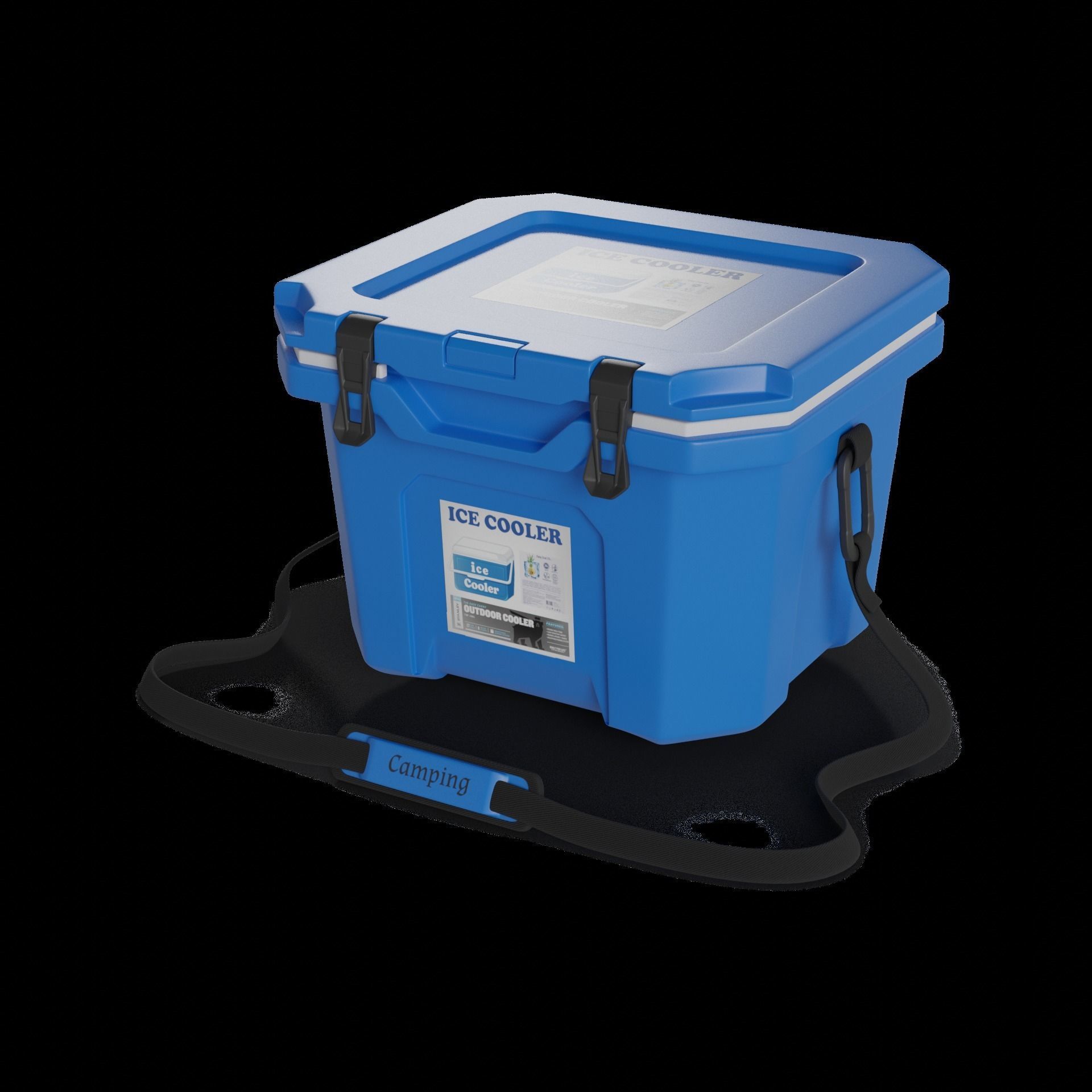 Camping Camping Cooler 3D model_1