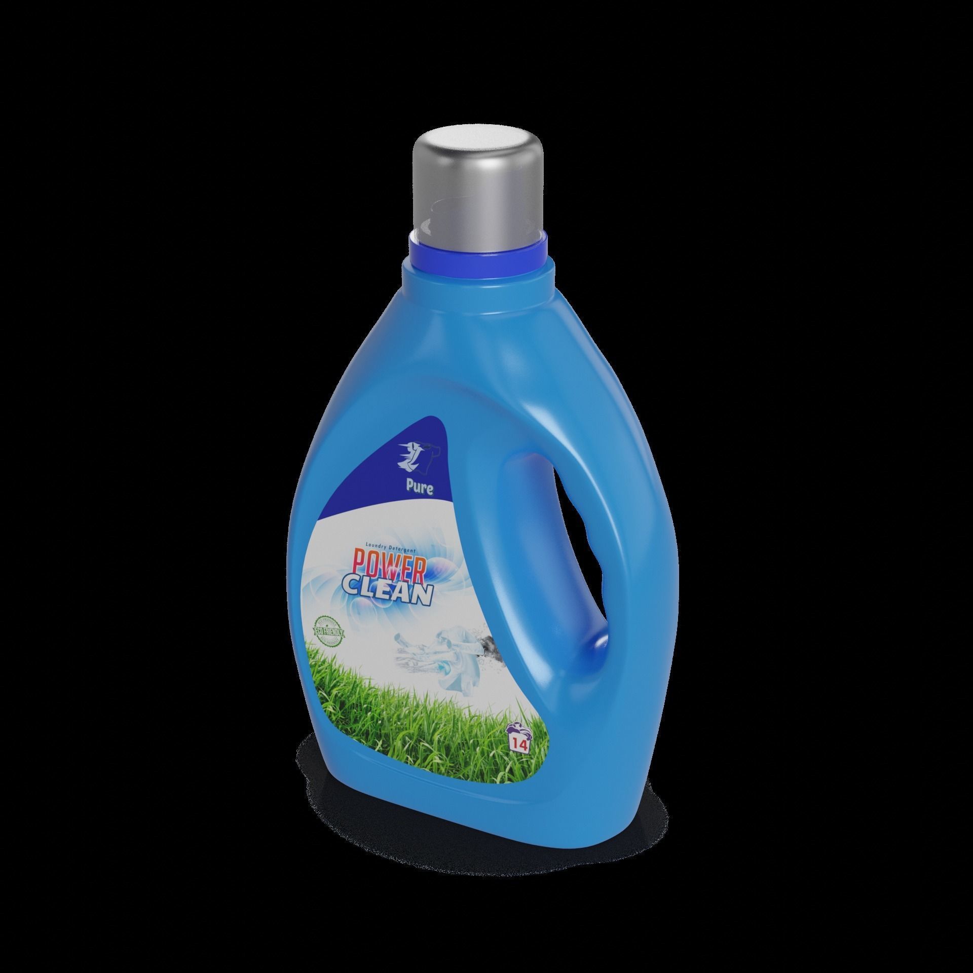 Clothing care Laundry Detergent 3D model_1