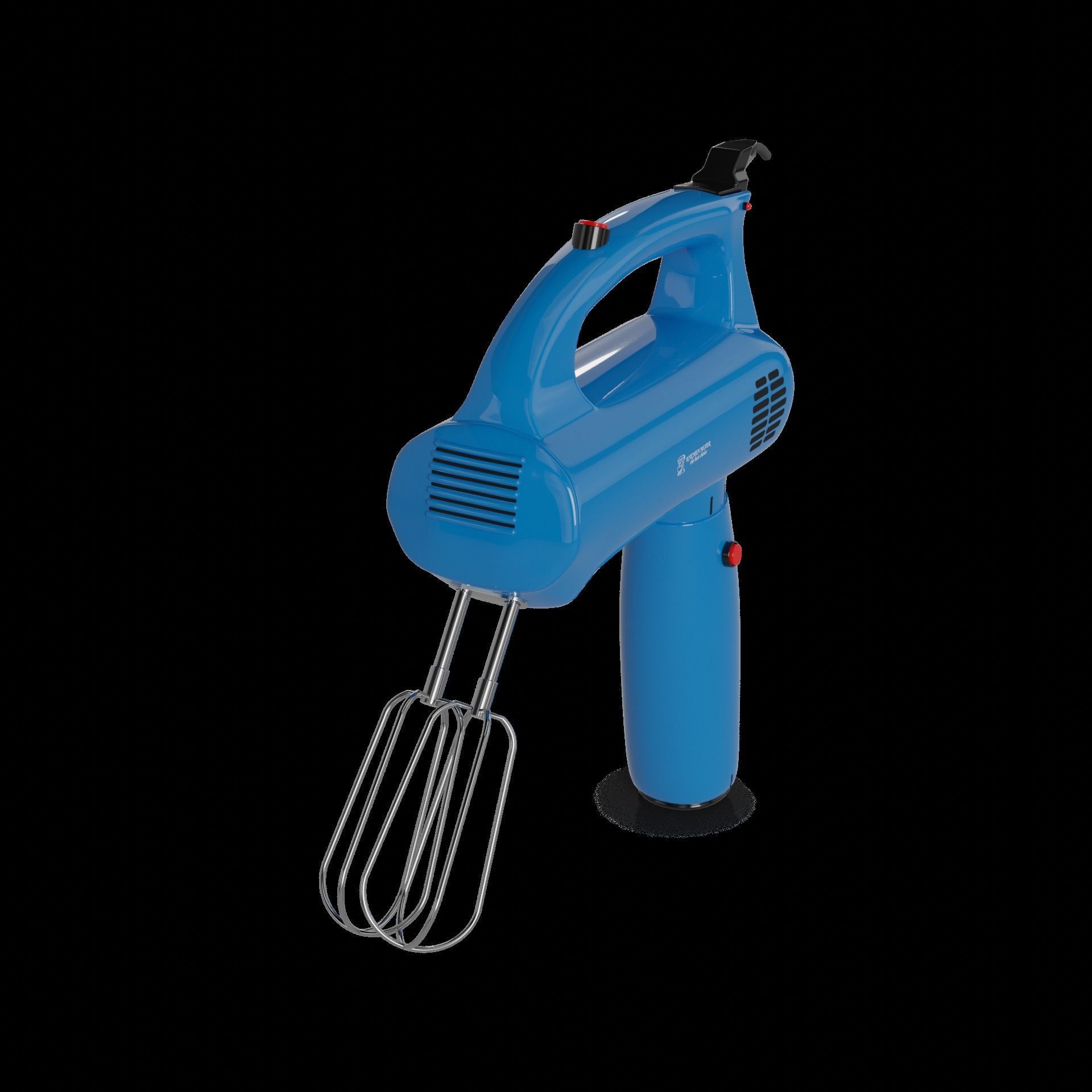 Kitchen appliances Hand Mixer 3D model_1