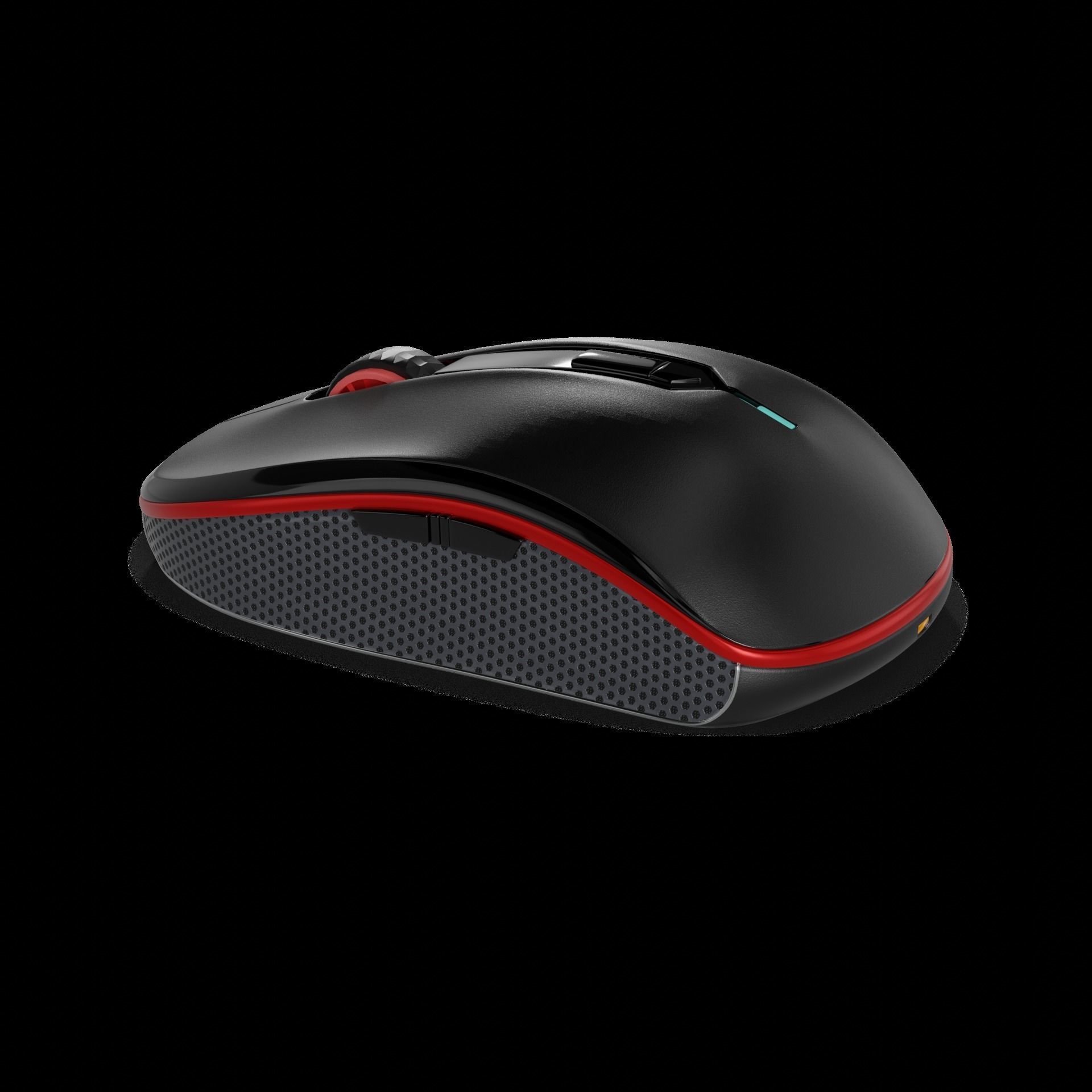 Computer accessories Wireless Mouse Low-poly 3D model_1