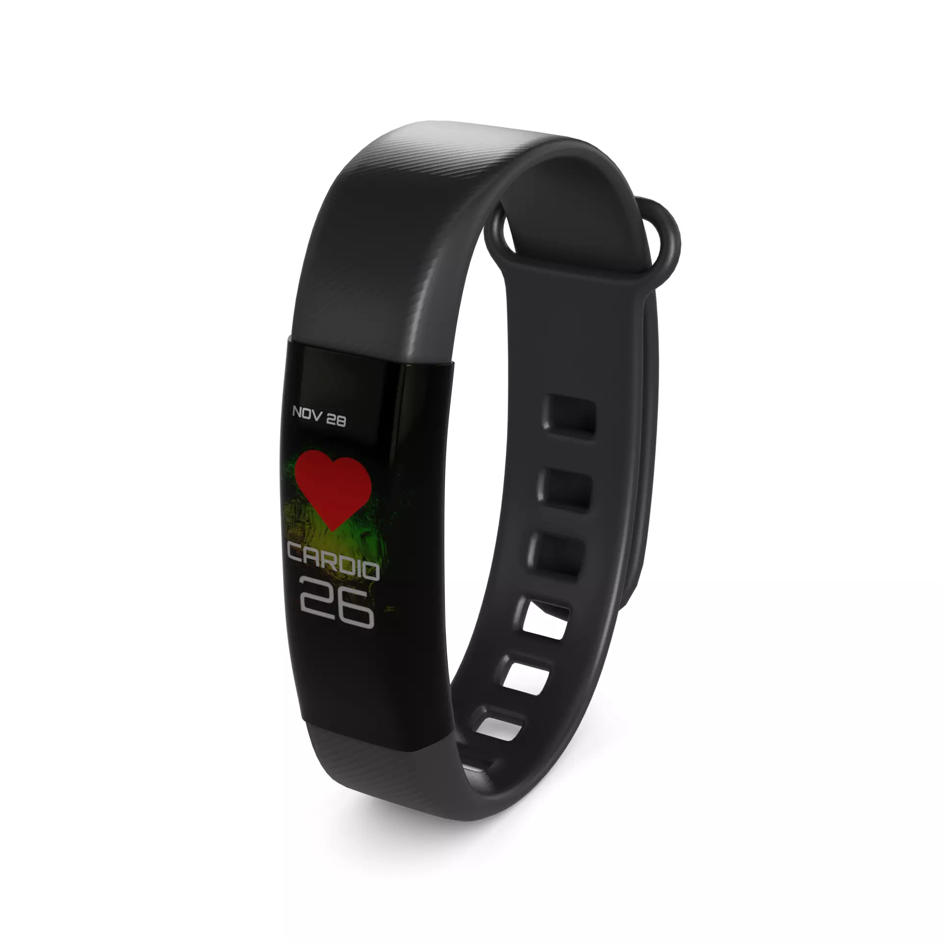 Electronic devices and accessories Fitness Tracker Low-poly 3D model_0