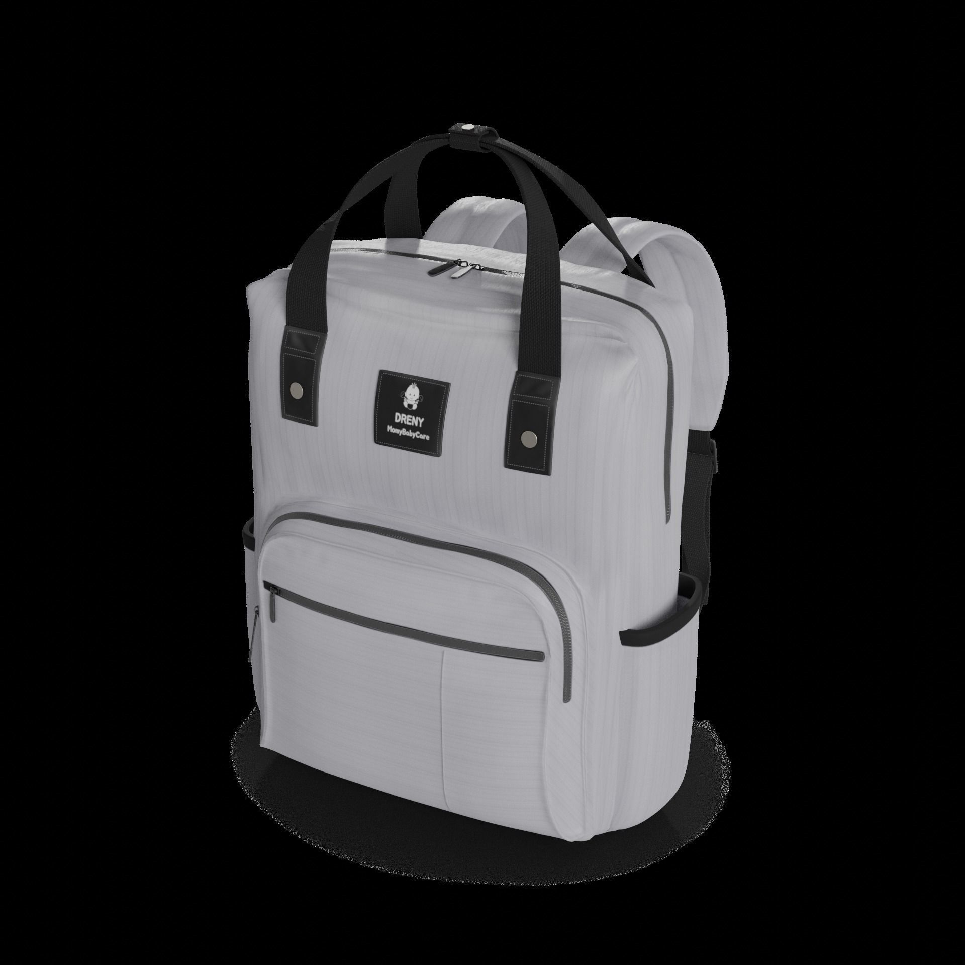 Baby feeding and care Diaper Bag 3D model_1