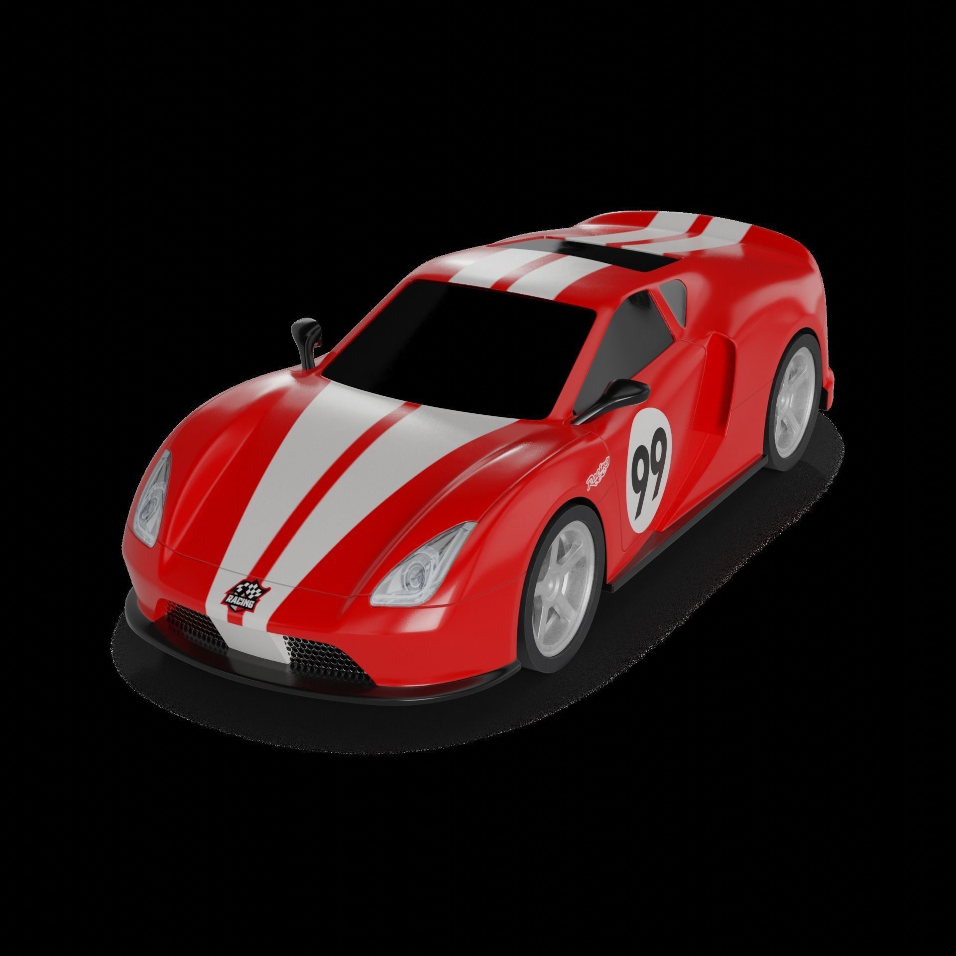 Cars and action games Toy Car 3D model_1