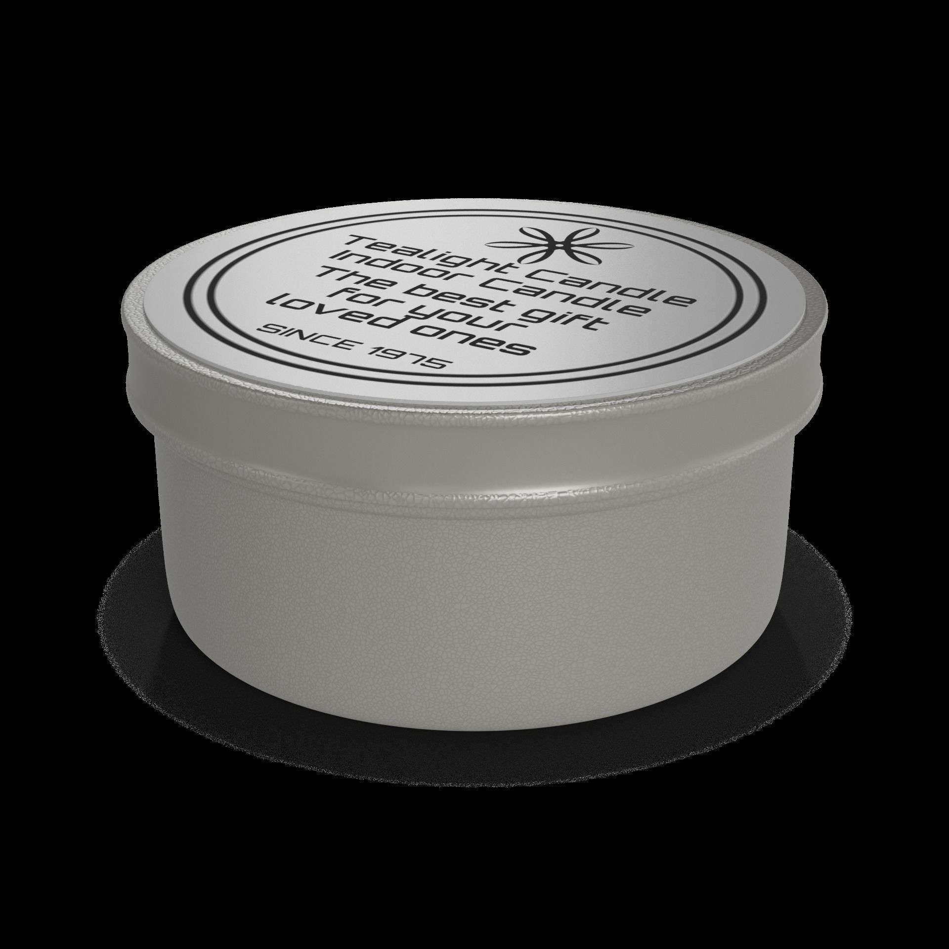 Candles and candleholders Tealight Candles 3D model_1