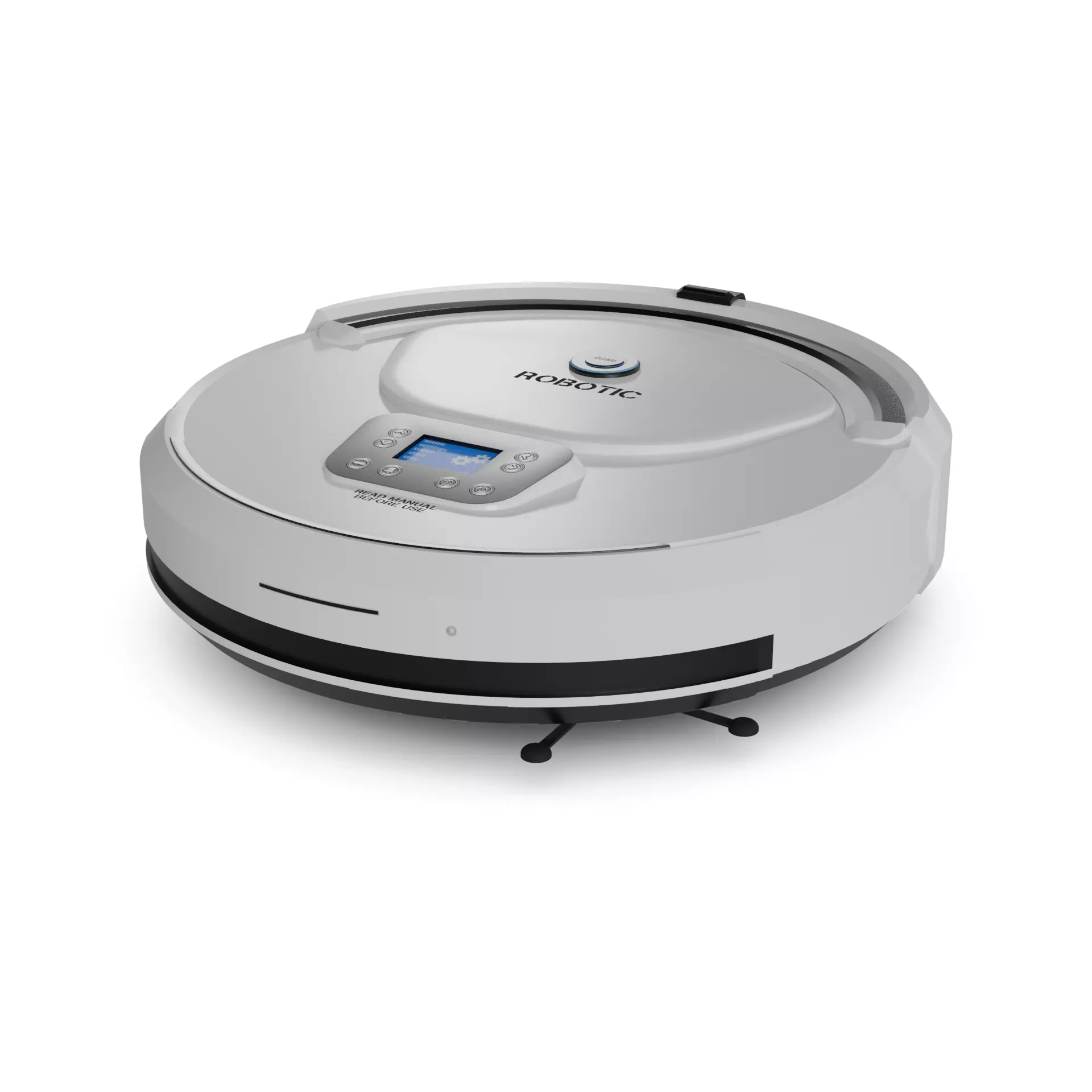 Electronic devices and accessories Robotic Vacuum Cleaner Low-poly 3D model_0