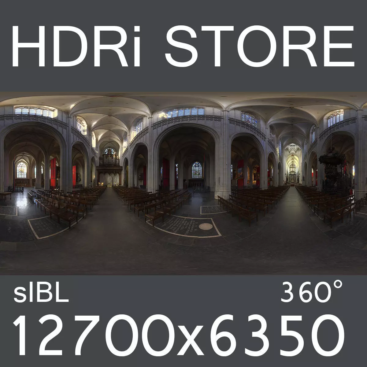 Cathedral sIBL set  Free 3D model_0