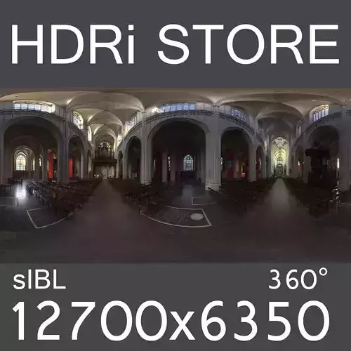 Cathedral sIBL set  Free 3D model