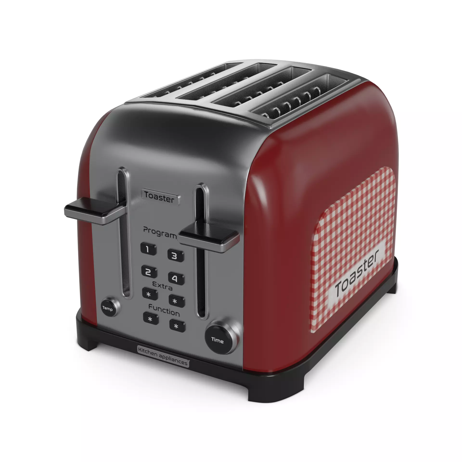 Kitchen appliances Toaster 3D model_0
