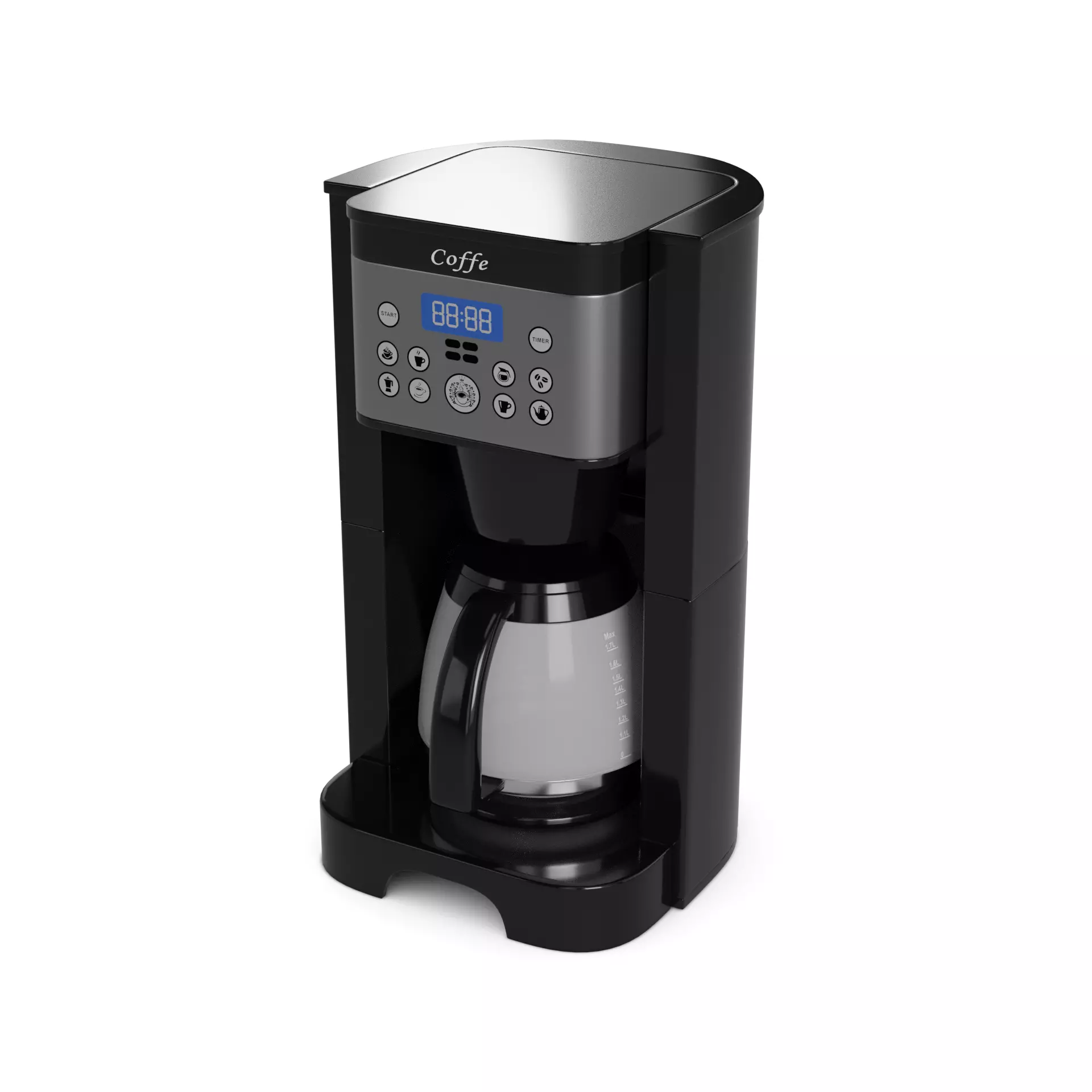 Kitchen appliances Coffee Maker 3D model_0