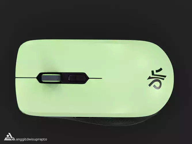 Electronic devices Wireless Mouse-Black Green-Code 038