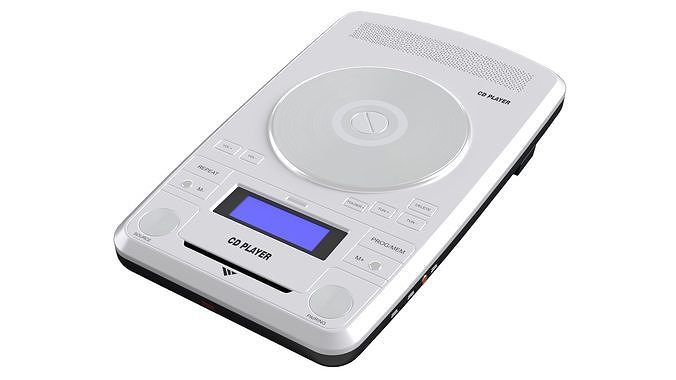 Portable DVD Player Low-poly 3D model