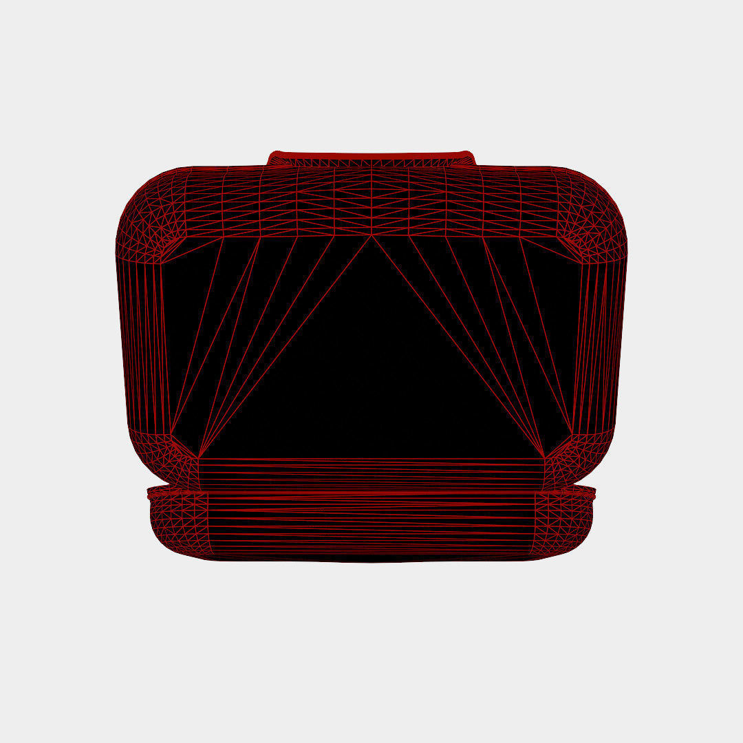 Electronic devices and accessories Portable DVD Player Low-poly 3D model_7