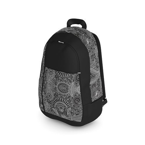 Backpacks sports bags pencil cases Backpack Low-poly 3D model