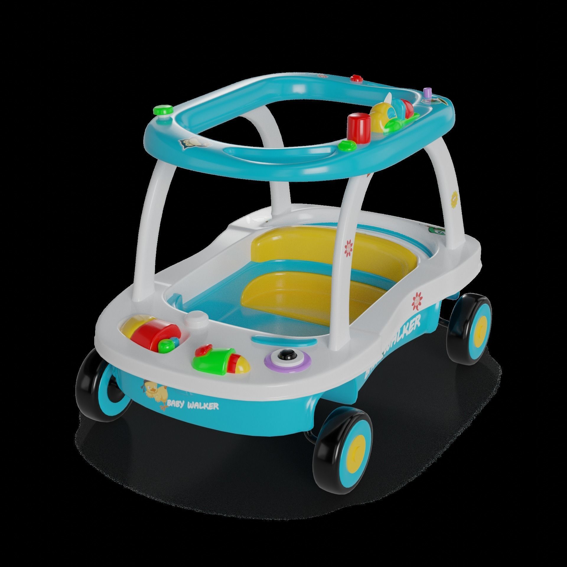 Baby and educational toys Baby Walker 3D model_1
