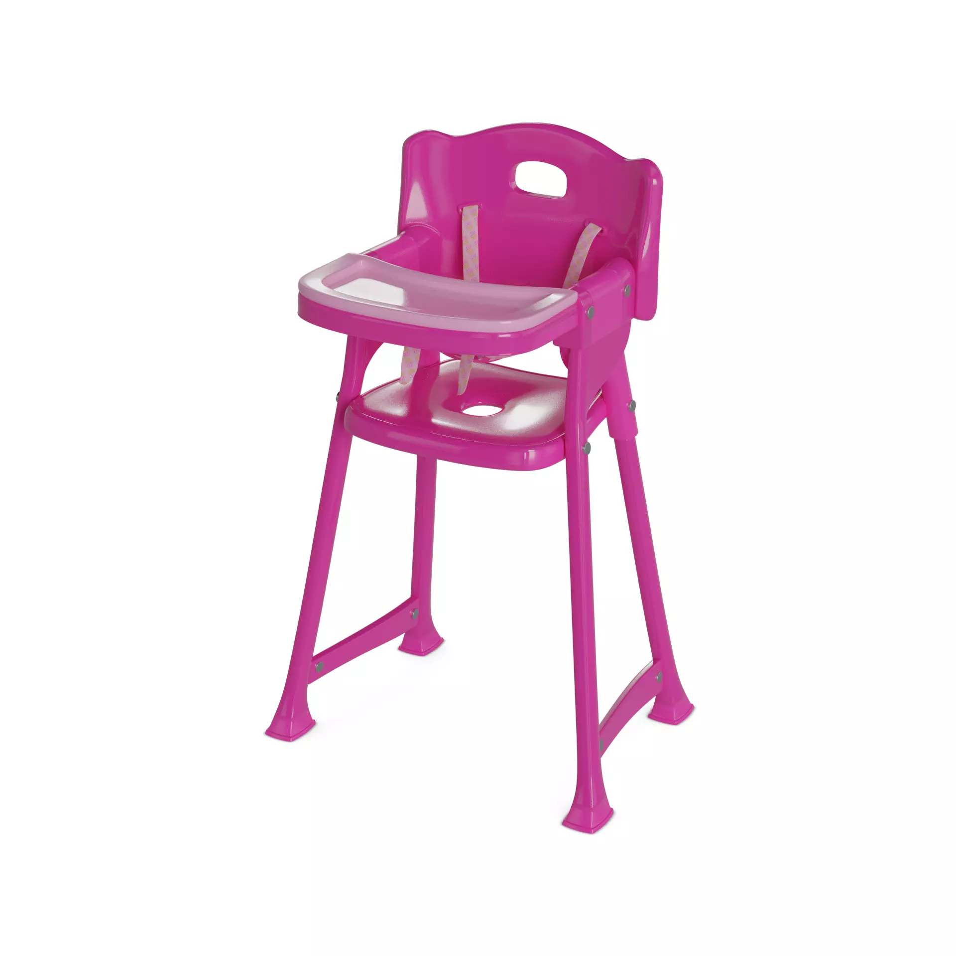 Dolls and their accessories Doll High Chair 3D model_0