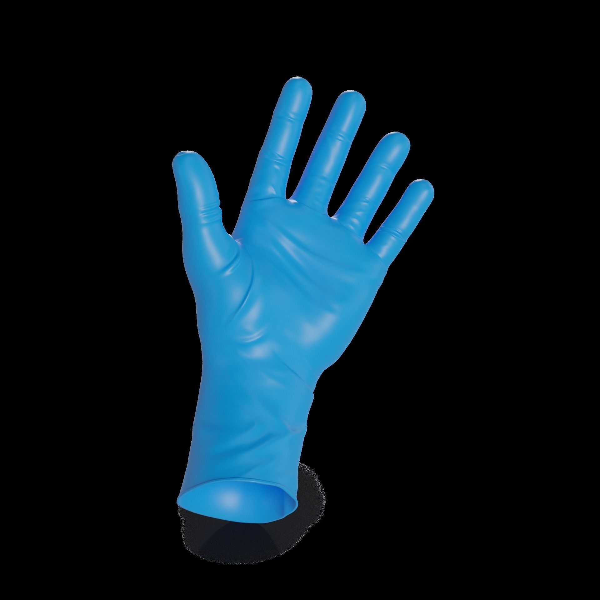 Other medical products Disposable Gloves 3D model_1