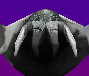 The Gray Spider Low-poly 3D model