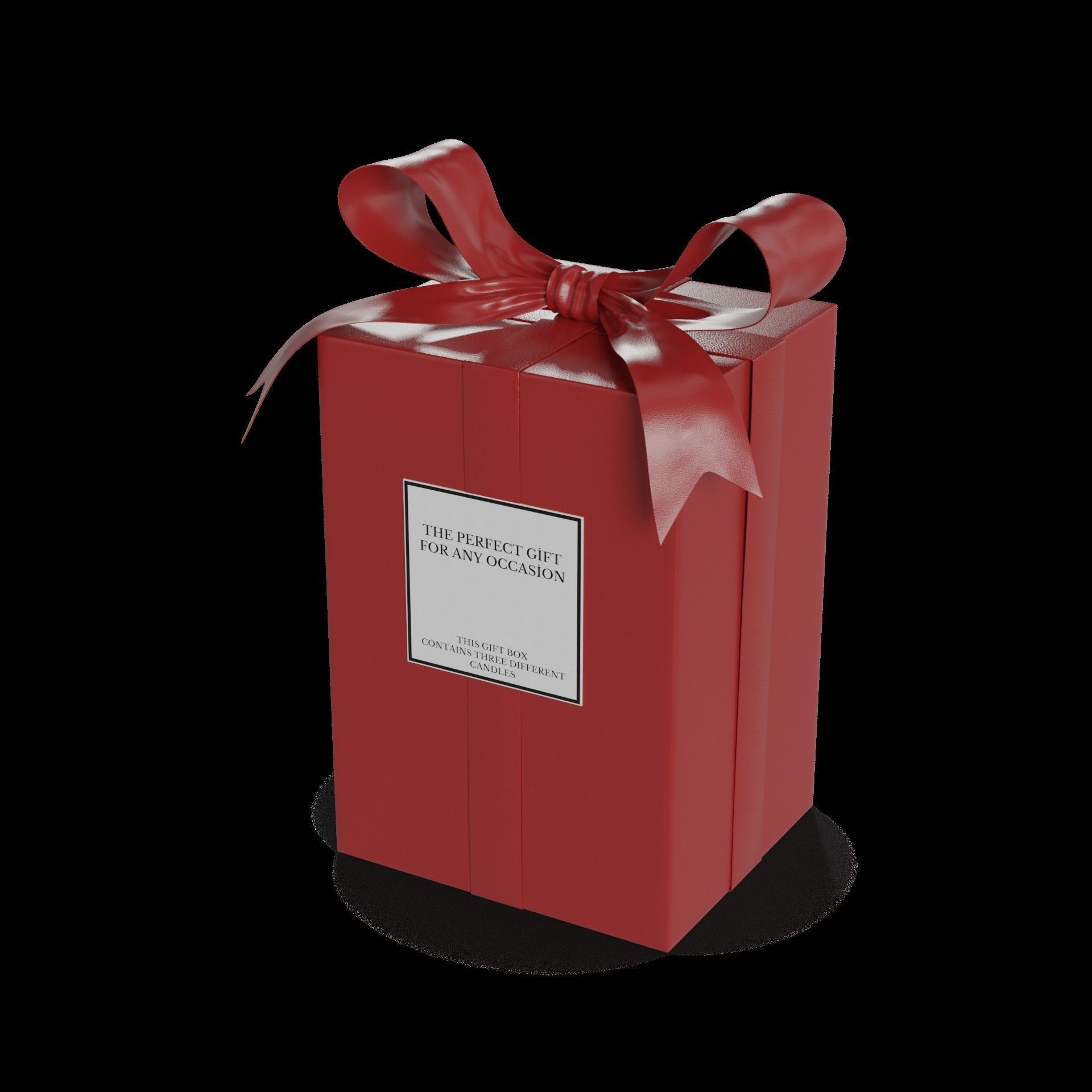 Candles and candleholders Candle Gift Set 3D model_1