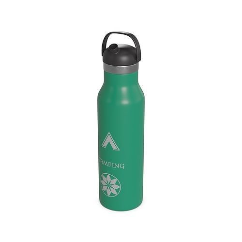 Camping Camping Water Bottle Low-poly 3D model