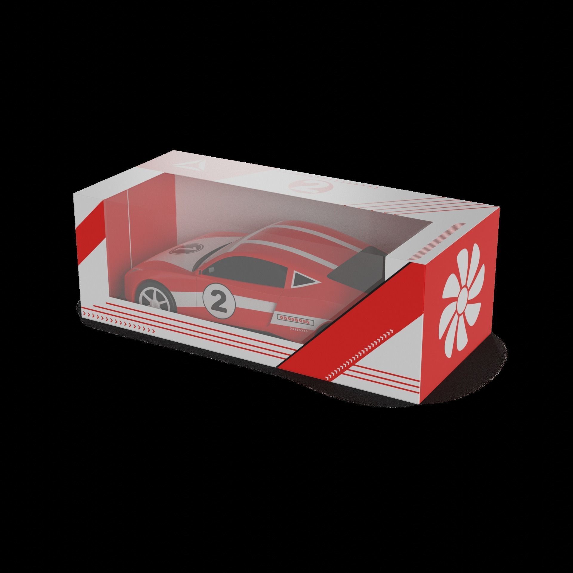 Cars and action games Toy Car Low-poly 3D model_1