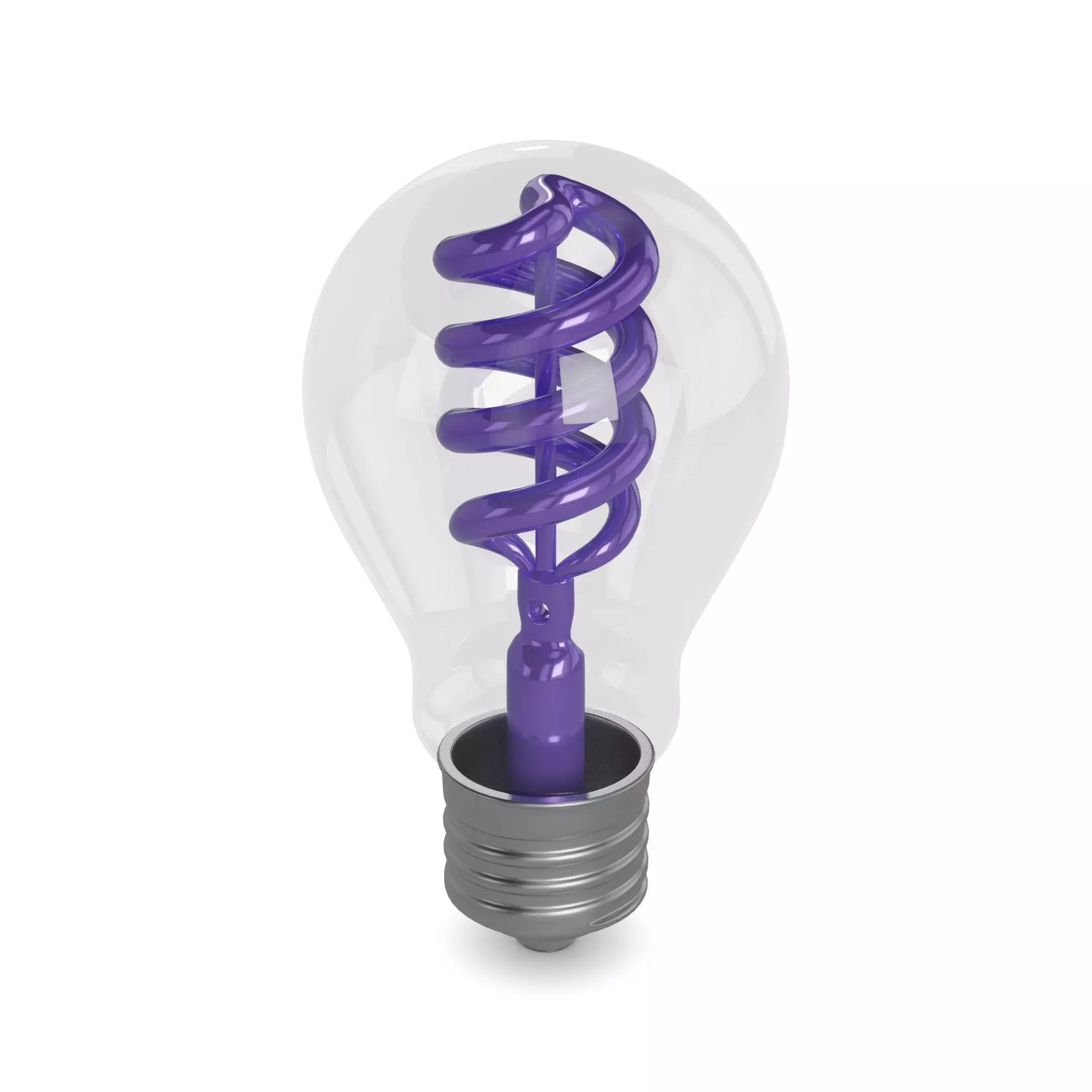 Light bulbs UV Light Bulb Low-poly 3D model