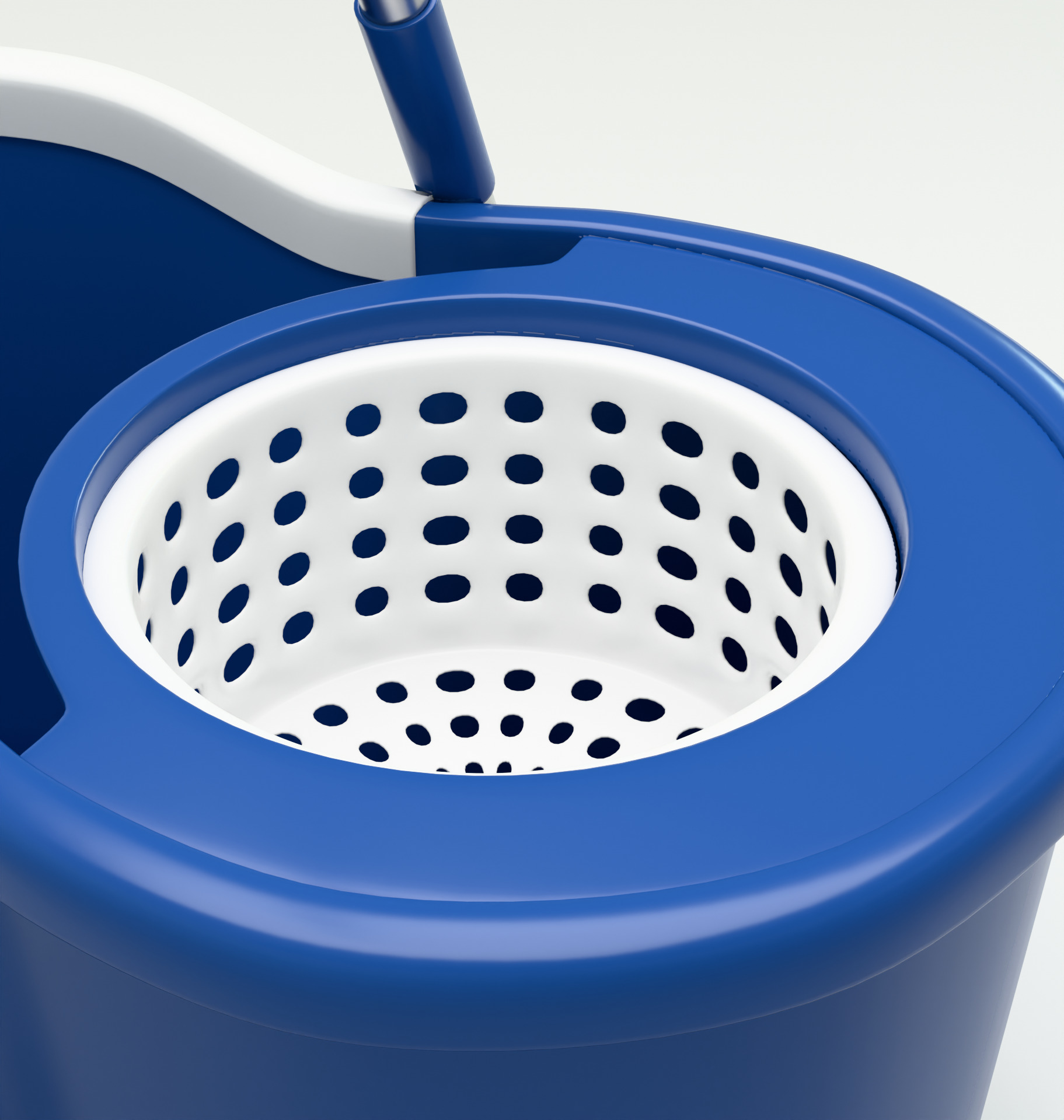 Sponge Mop with Bucket 3D model_5