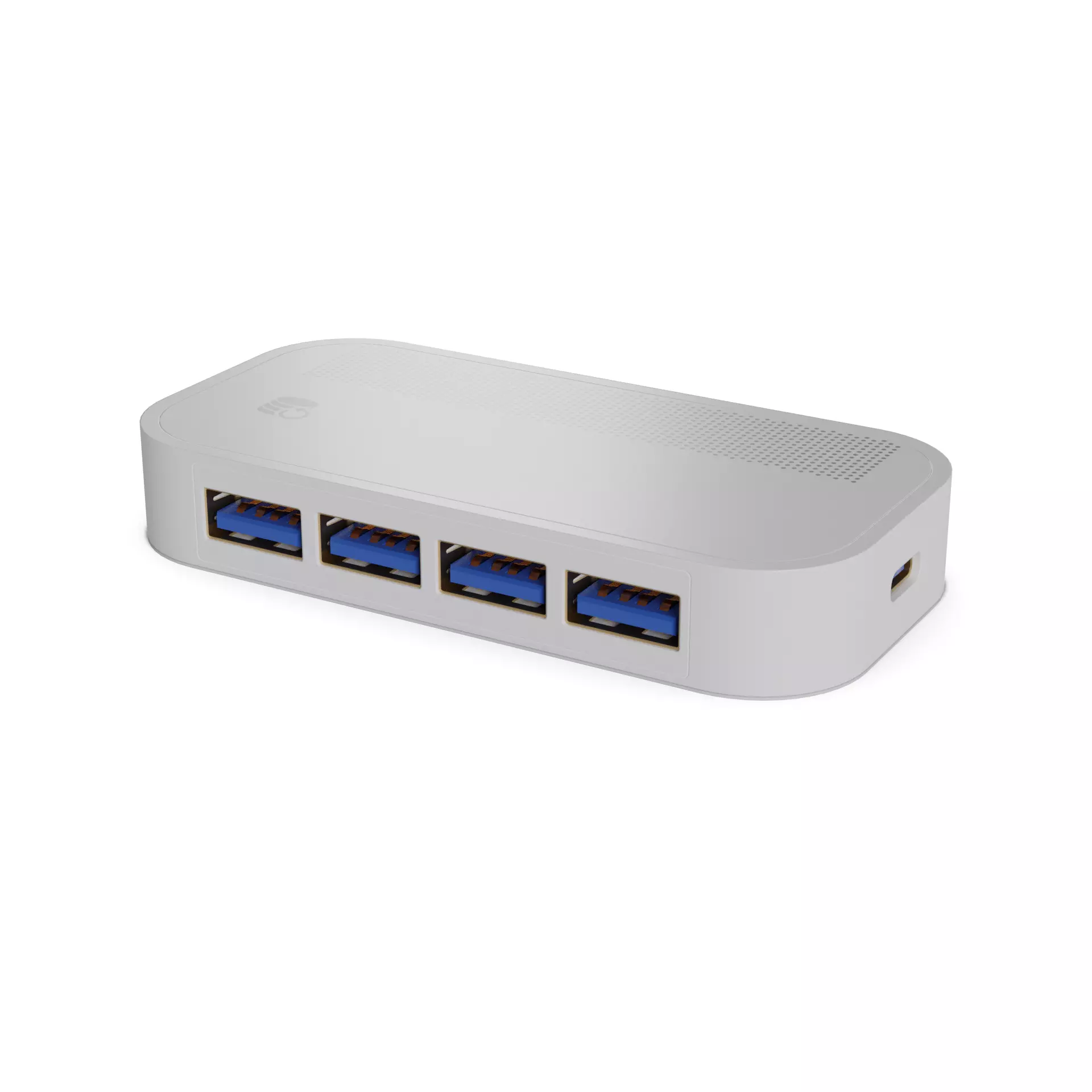 Computer accessories USB-C Hub Low-poly 3D model_0