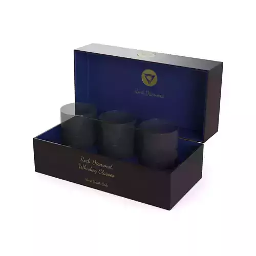 Glassware Whiskey Glasses Low-poly 3D model