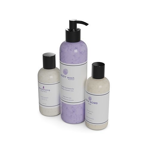 Cosmetic kits Spa Retreat Set Low-poly 3D model