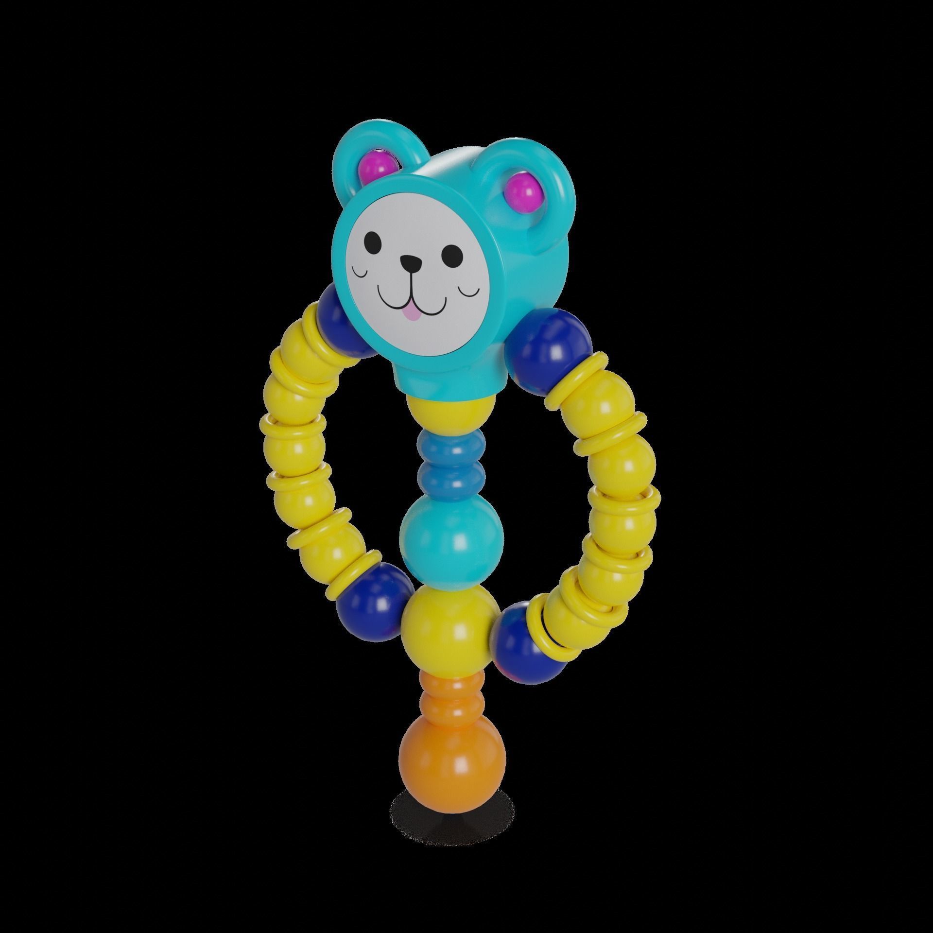 Baby and educational toys Baby Rattle 3D model_1