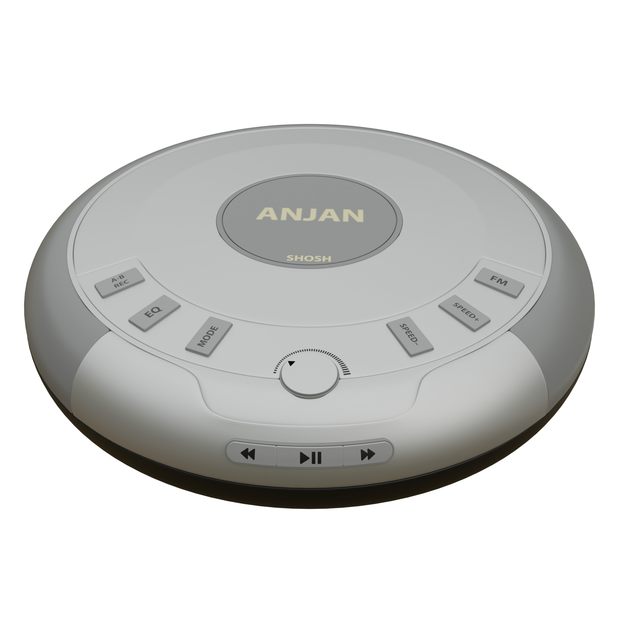 Electronic devices and accessories Portable CD Player 3D model_1