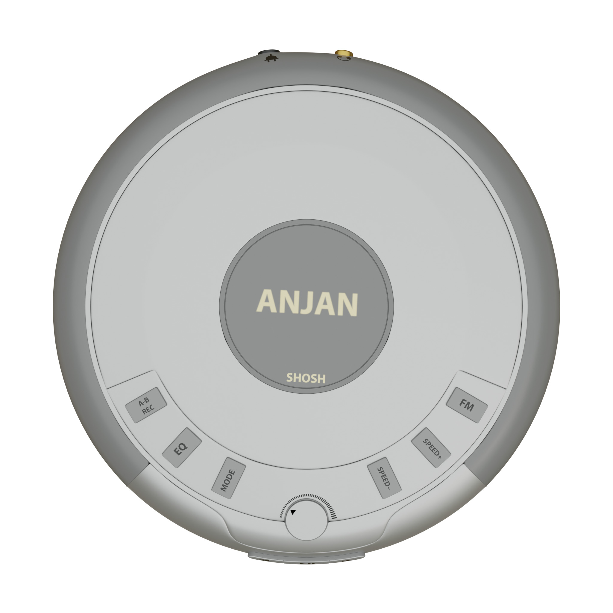 Electronic devices and accessories Portable CD Player 3D model_2