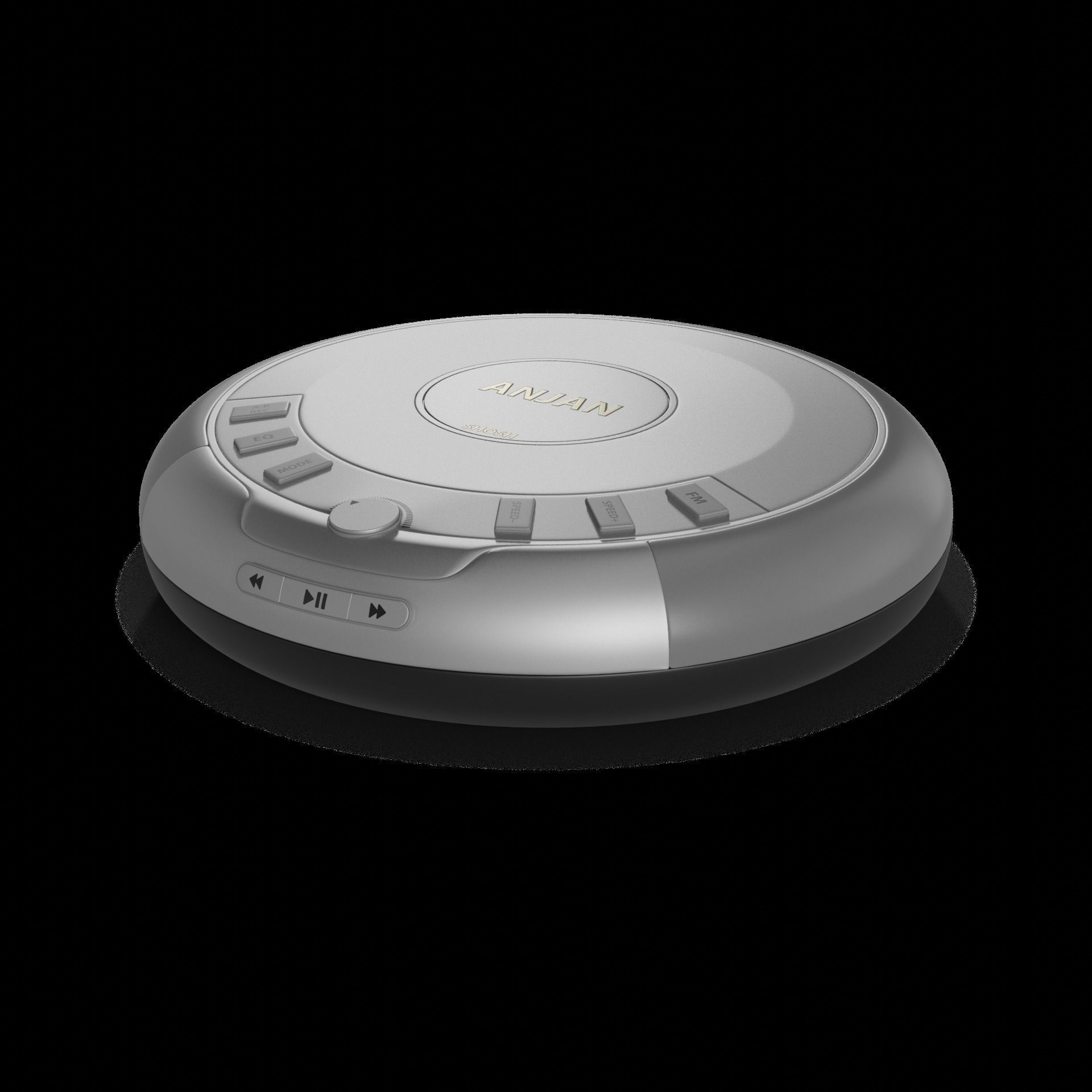 Electronic devices and accessories Portable CD Player 3D model_5