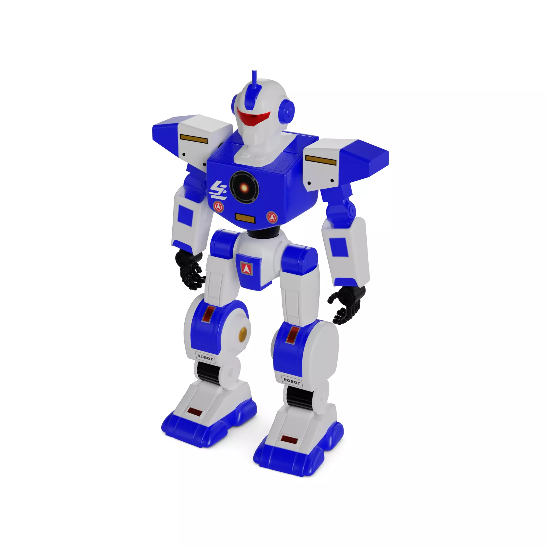 Cars and action games Remote Control Robot 3D model_0