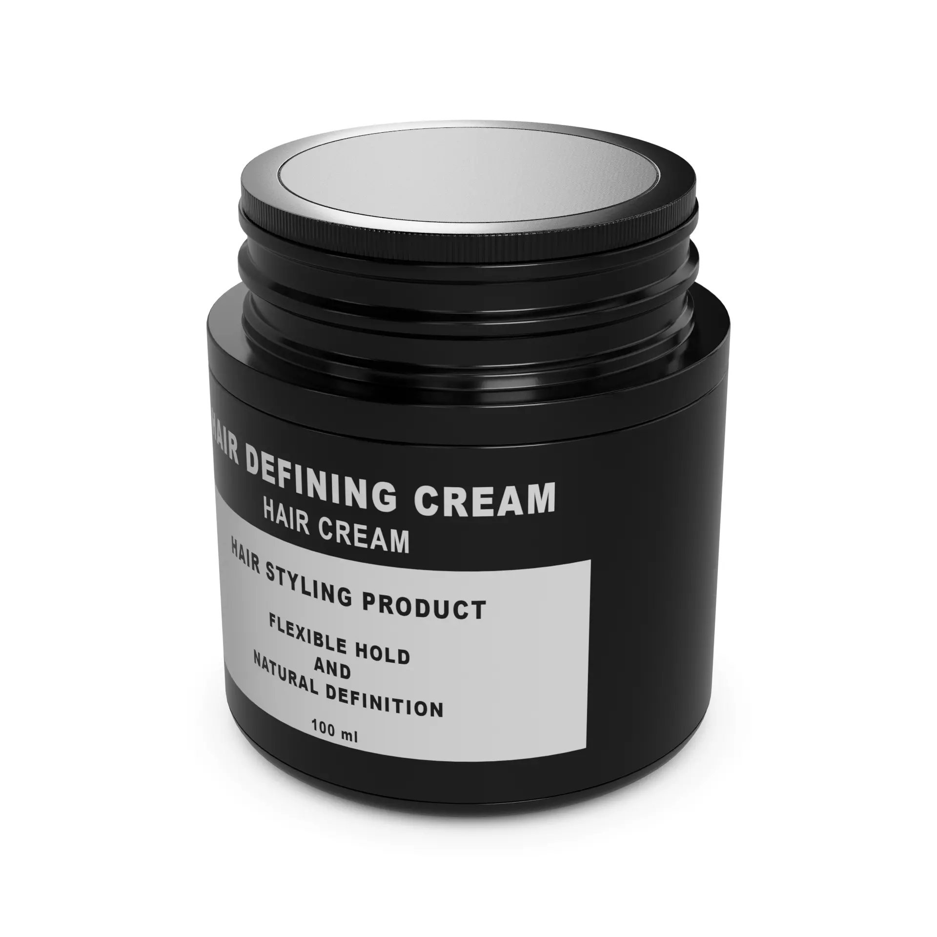 Hair styling products Hair Defining Cream Low-poly 3D model