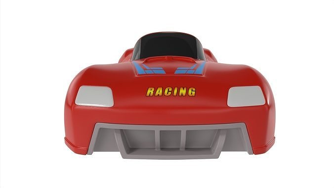 Cars and action games Toy Car Low-poly 3D model 3
