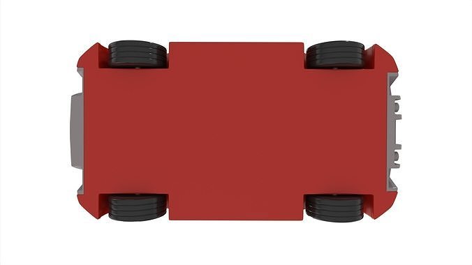 Cars and action games Toy Car Low-poly 3D model 7