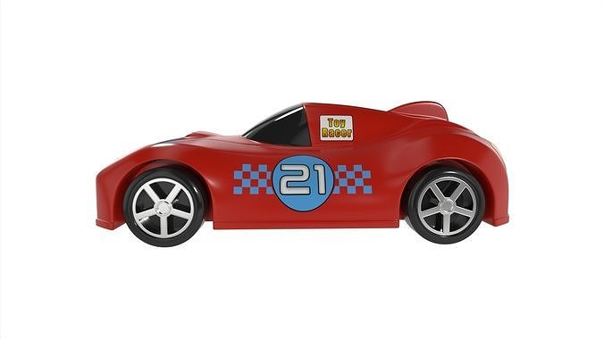Cars and action games Toy Car Low-poly 3D model 4