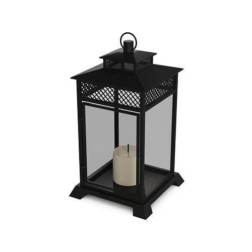 Candles and candleholders Candle Lantern 3D model