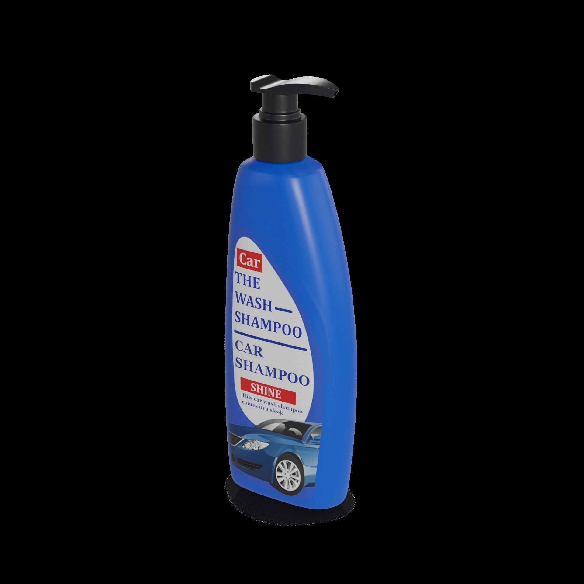 Car cleaning Car Wash Shampoo 3D model_1