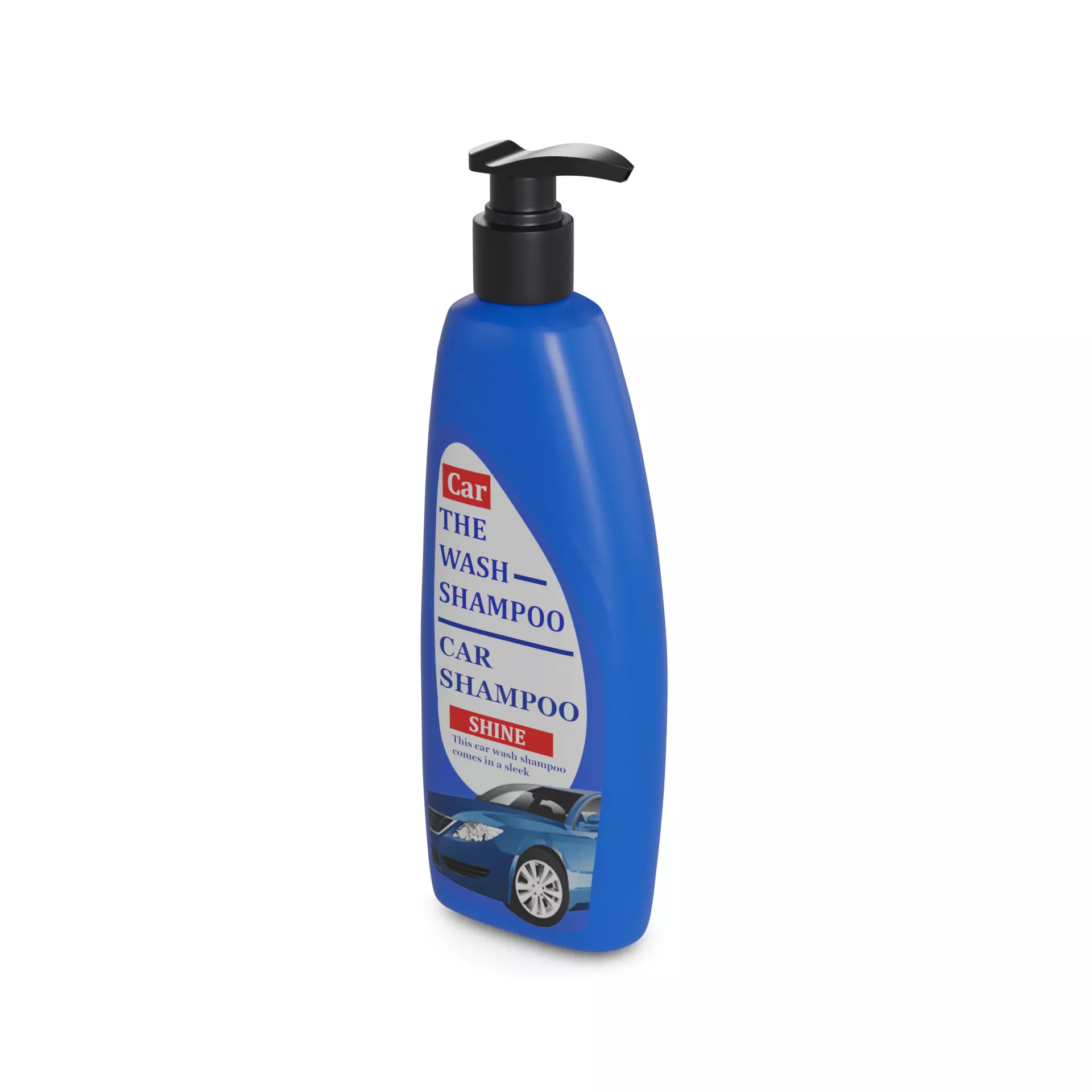 Car cleaning Car Wash Shampoo 3D model_0