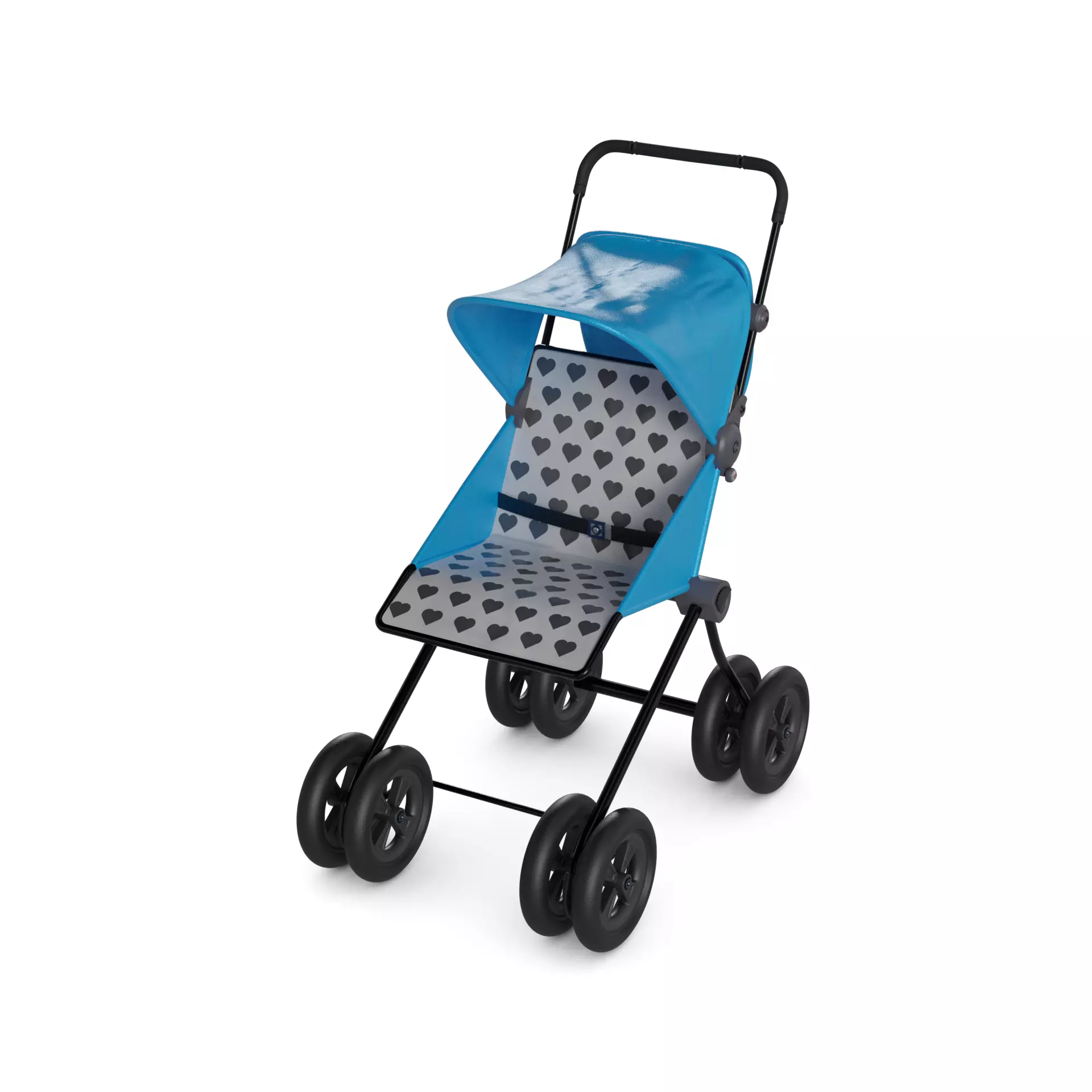 Dolls and their accessories Doll Stroller 3D model_0