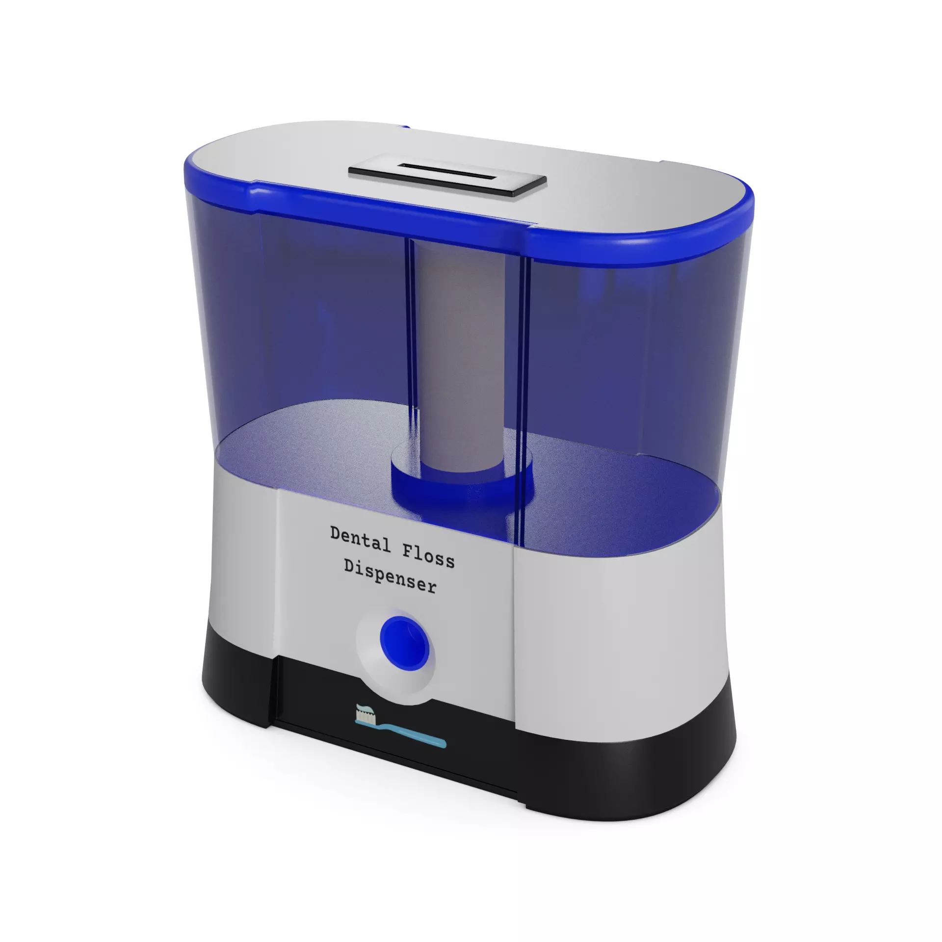 Floss and toothpicks Dental Floss Dispenser Low-poly 3D model_0