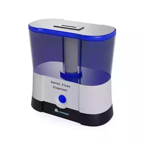 Floss and toothpicks Dental Floss Dispenser Low-poly 3D model