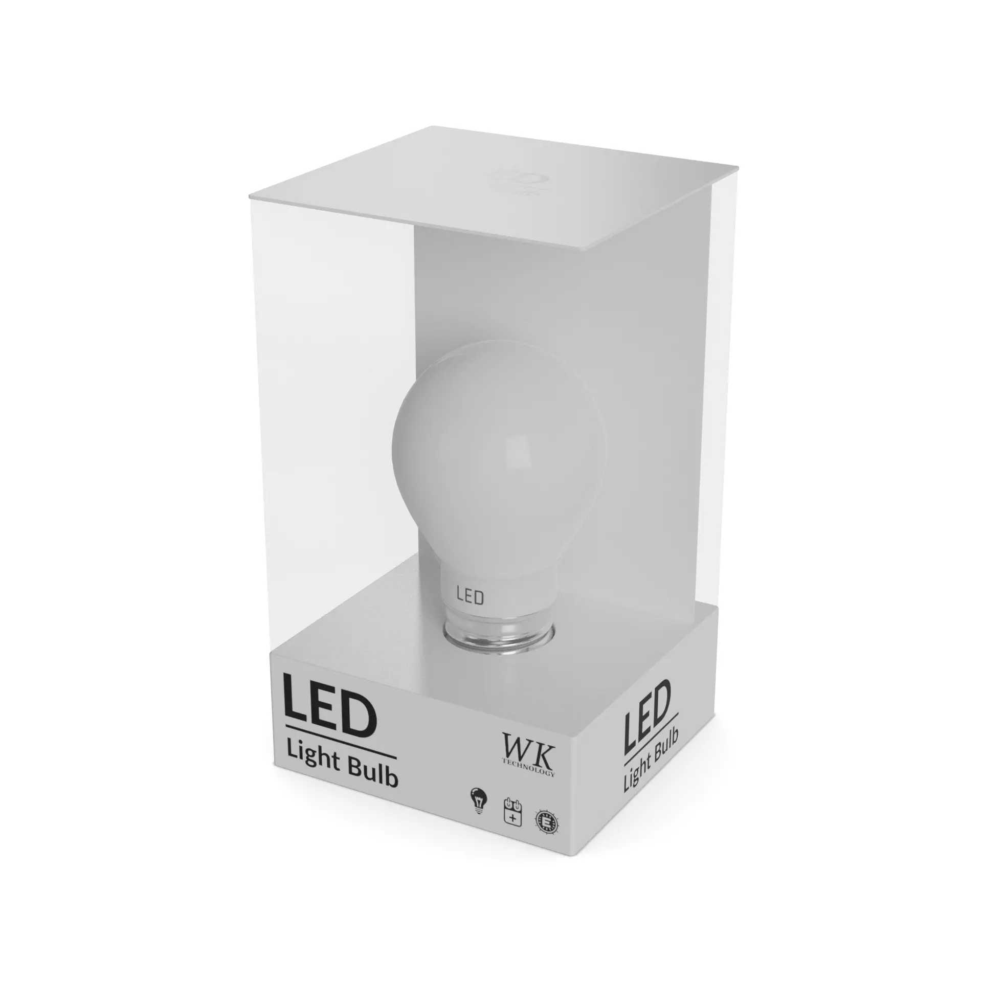 Light bulbs LED Light Bulb Low-poly 3D model