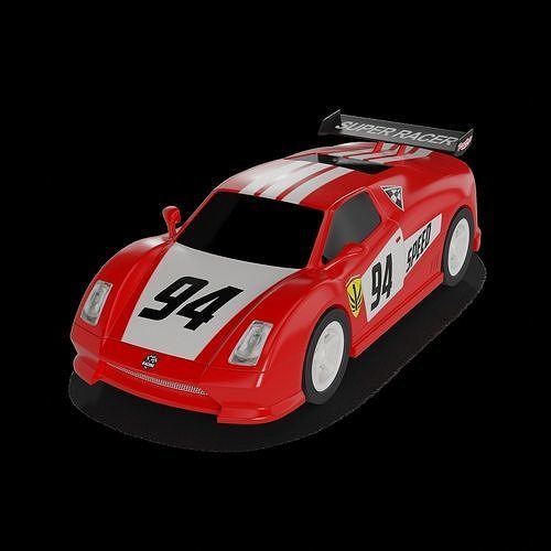 Cars and action games Toy Car 3D model 2