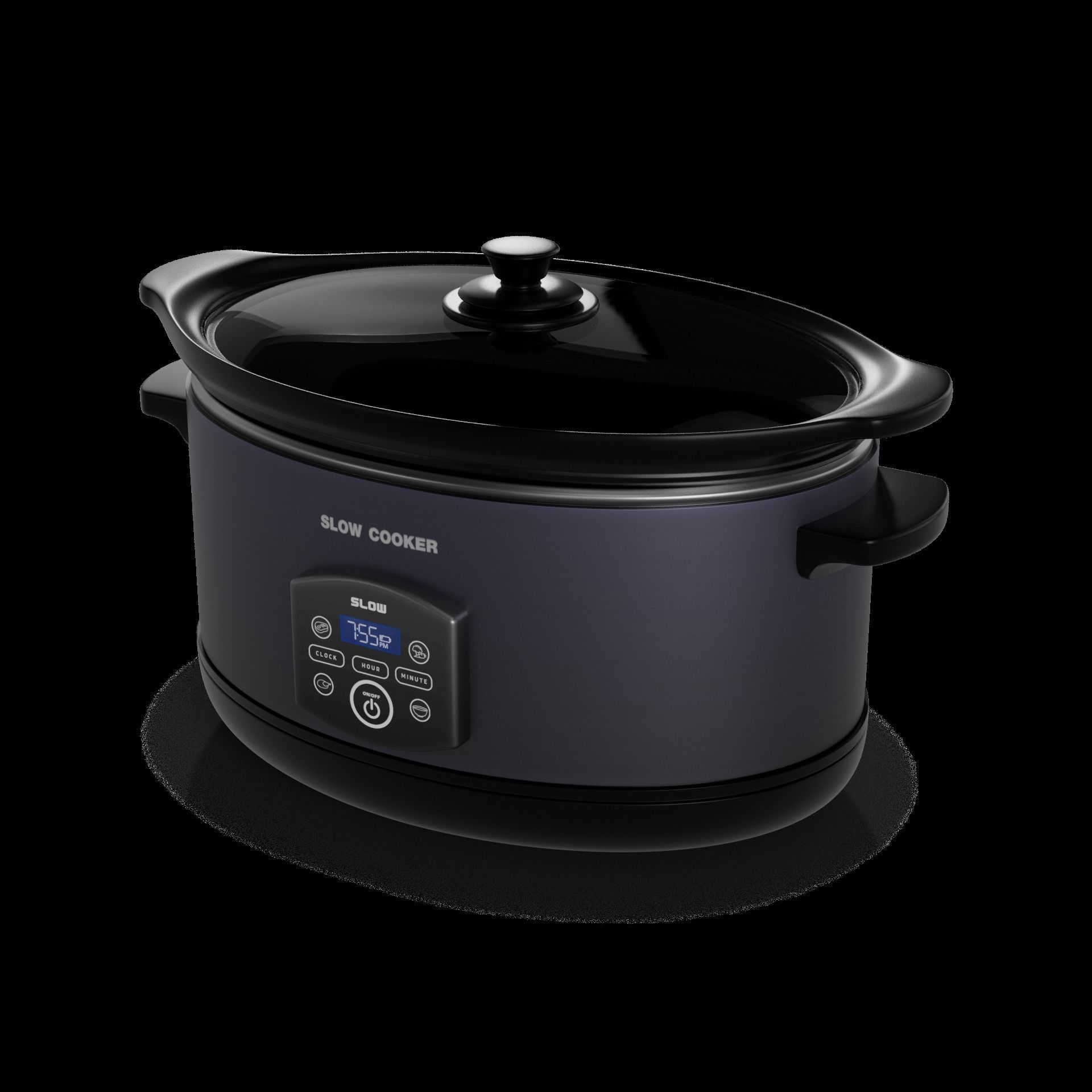 Kitchen appliances Slow Cooker 3D model_1