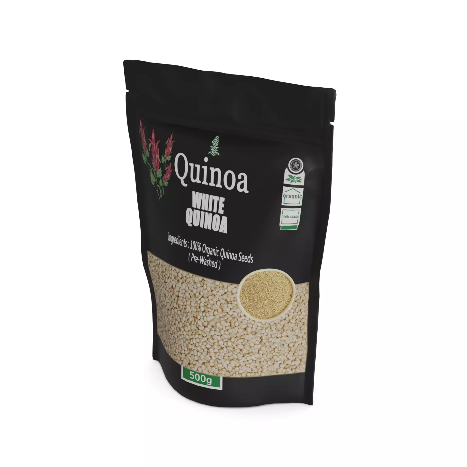 Quinoa Quinoa Low-poly 3D model_0