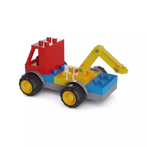 Cars and action games Building Vehicle Set 3D model